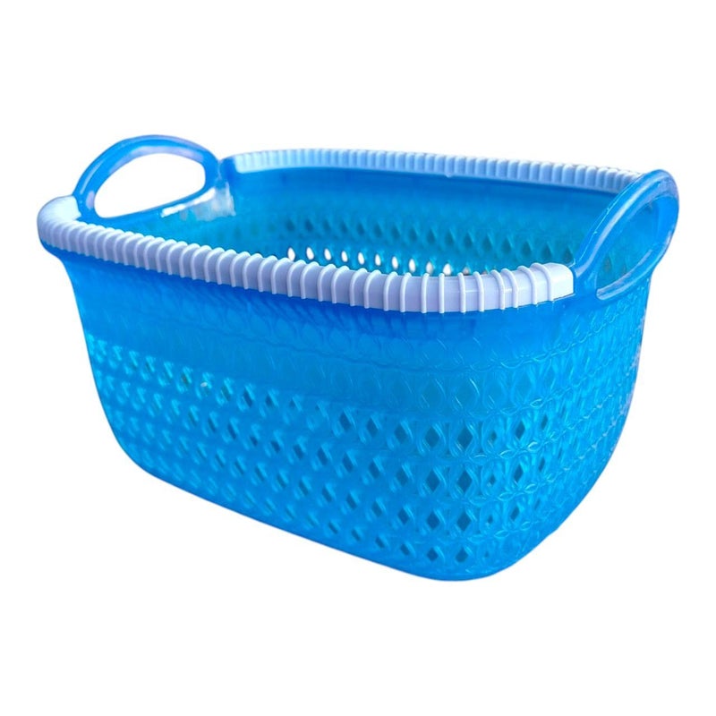 خورشيد للبلاستيك سبت تريكو بلاستيكي صغير  من خورشيد بلاست للبلاستيك -  أزرق - Image 1